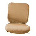 thumbnail image 1 of veasfak Polyester Game Chair Cover Slipcover Washable Cushion Protectors Rotating Chair Seat Cover for Home Study Office Brown, 1 of 8