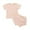 Pink, variant on WOYY Toddler Girls Shorts Sets Striped Ribbed Short Sleeve T Shirt Shorts Set 2-Piece Outfits