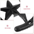 thumbnail image 2 of Eease Cast Iron Horseshoe with Star Wall Decor Horseshoe Craft Indoor Outdoor Wall Pendant, 2 of 6