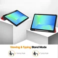 thumbnail image 3 of Case for Samsung Galaxy Tab S10 Lite / S10 FE / S9 FE 10.9 Inch, Slim Smart Cover Lightweight Hard Shell Protective Cover with Multi-Angle Stand, Universal Stylus Pen, 3 of 7