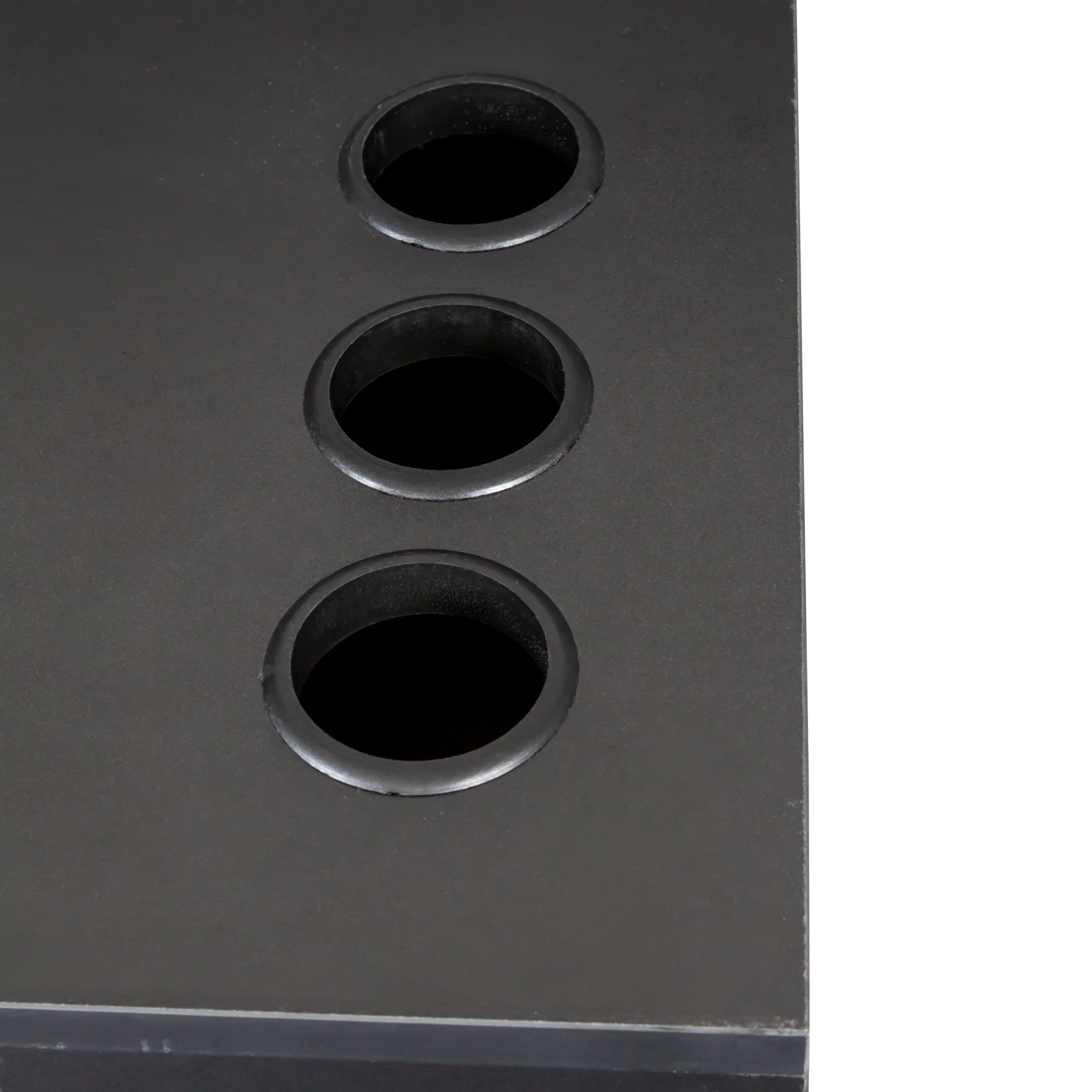 Modern Vanity Desk with Lights Makeup Vanity Dressing with Mirror Large Storage Space Black