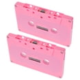 thumbnail image 6 of LEORX DIY Projects Cassette Tape Pink Plastic 2Pcs 3.9X2.5X0.5In, 6 of 8