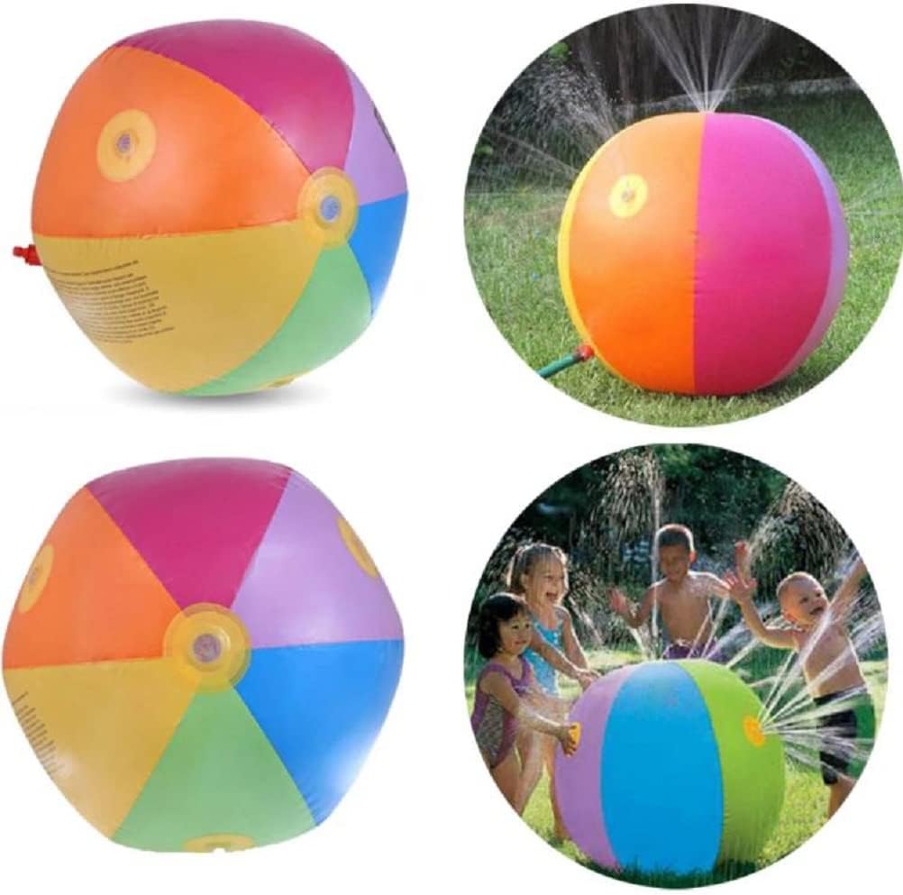 dosili Inflatable Ball Sprinkler Ball Toys Spray Water Ball Toys and
