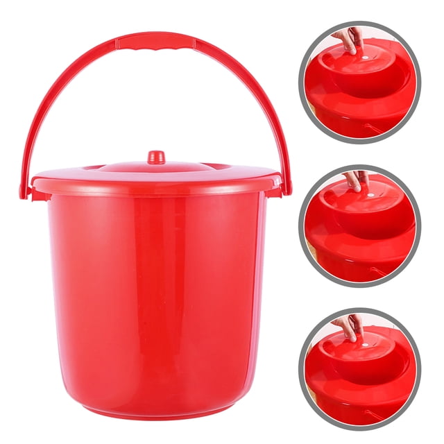 OUNONA Bouteilles d'Urinoirs en Plastique Rouge Réutilisables pour la Maison 1Ensemble