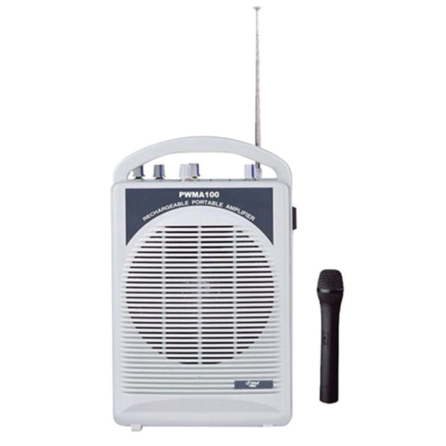 amplifier speaker with wireless microphone