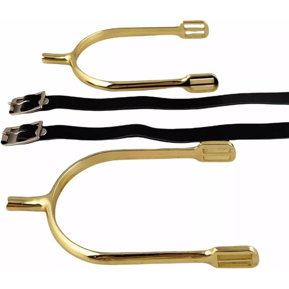 Cavalry Spurs & Leather Straps, US Trooper Spurs, of Wales Order of The Spur Award