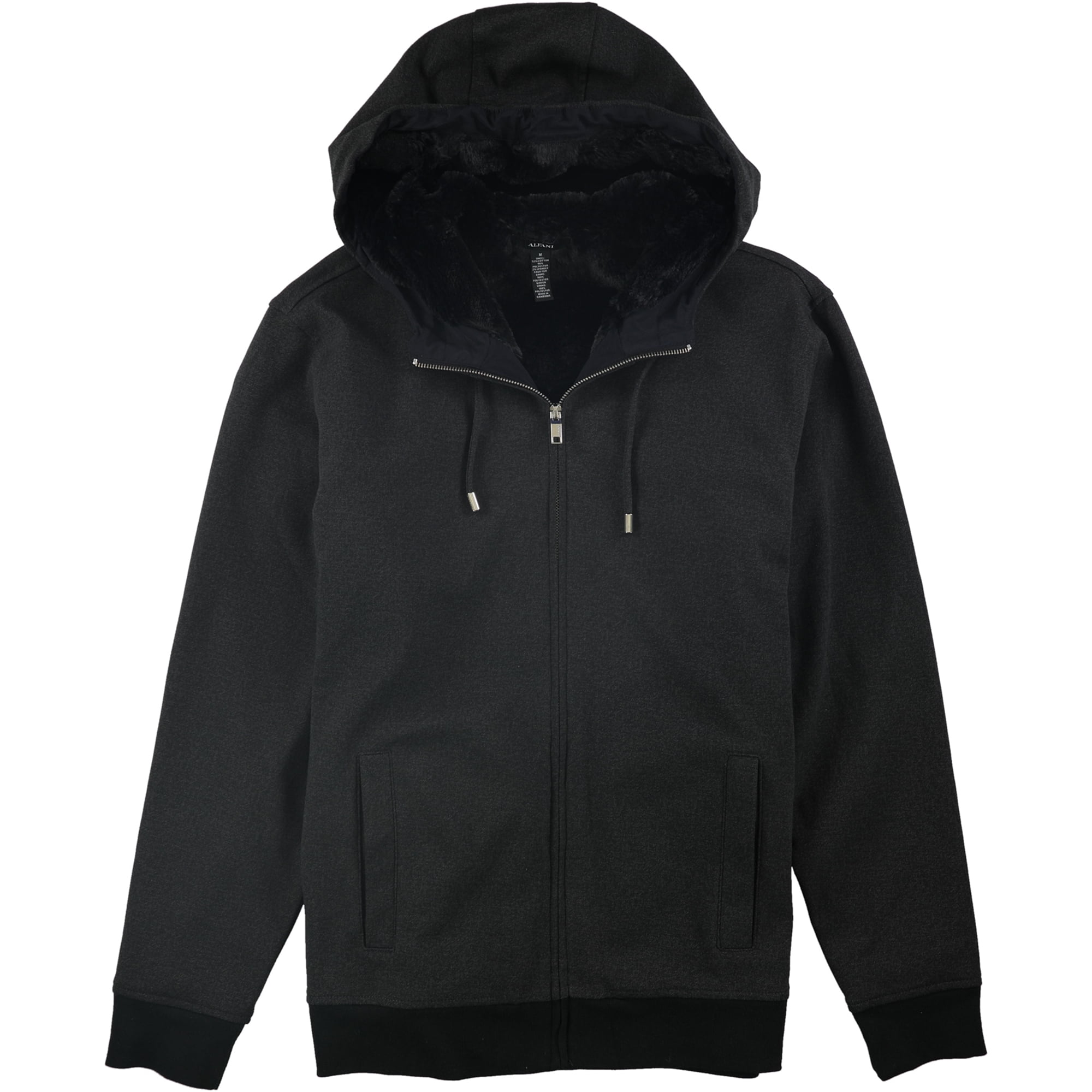 Alfani Alfani Mens FauxFur Lining Hoodie Sweatshirt