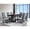 Black, variant on Gray and Black Side Chairs (Set of 2) | Versatile for Various Decors | Corduroy and Synthetic Wood Construction | Solves the Problem of Incompatible Furniture