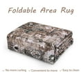 thumbnail image 5 of Aoile 8x10 Washable Rug | Boho Large Area Rug | Vintage Living Room Rug | Non Slip | Low Pile | Non Shedding | Brown, 5 of 9