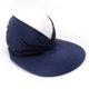 thumbnail image 3 of Sombrero para el sol para mujer, gorro de playa con protección UV, transpirable, de nailon, a la moda, para actividades al aire libre, vacaciones, azul marino, 3 of 5