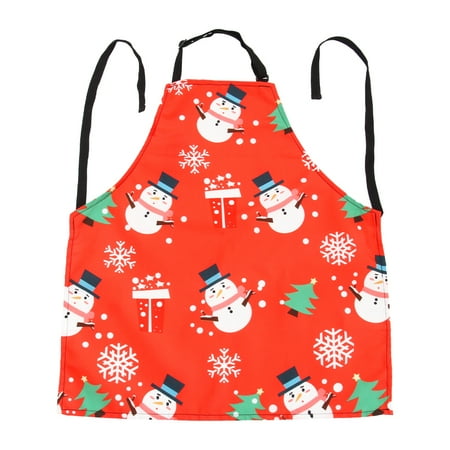 

Apron Christmas Party Aprons Bib Xmas Decorative Holiday Novelty Baking Sleeveless Cooking Kitchen Claus Santa