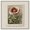 Silver Frame, variant on Postal Bloom I Canvas Print Cute Art Prints by Art Remedy, White Frame, 30 x 30