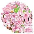 thumbnail image 3 of 35pcs-50pcs Western Stickers Stationery Stickers Cartoon Cowgirl PVC Stickers for Laptops Suitcases, 3 of 9