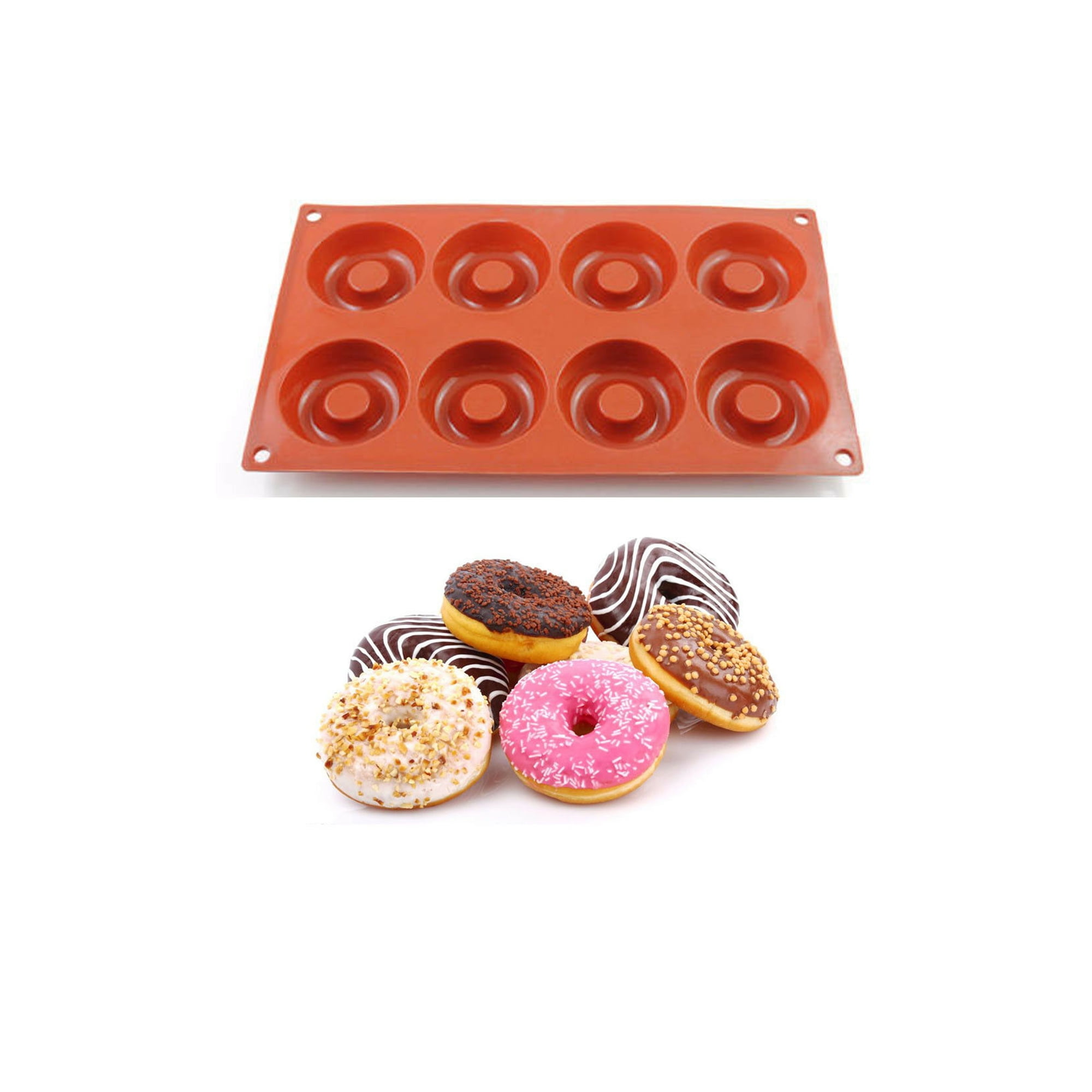1pcs Silicone Cake Chocolate Donut Cookie Mold Baking Tools 
