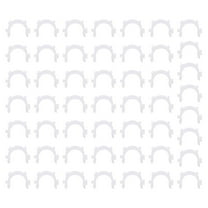 Sewing Clips, Bobbin Thread Holder Clips, Clear Bobbin Holder, Small Bobbin Holder, 50Pcs Sewing Bobbin Anti Shedding Wire Fixing Clips, Colorful Sewing Bobbin Clips Clear 1x0.67 In