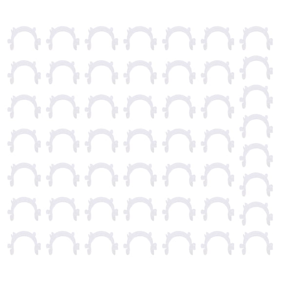 50PCS Plastic Sewing Bobbin Clips Thread Holder Clamps for DIY Craft Embroidery Spool Organizer Sewing Accessory,Sewing Tool,Thread Organizer,Clear