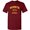 Washington Garnet, variant on Detroit Classic Football Arch Basic Cotton T-Shirt - Large - Royal
