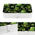 thumbnail image 4 of Saint Patrick's Day Portable PU Leather Jewelry Organizer with Removable Compartment, Necklace Holder, Bracelet Holder, and Jewelry Boxes, 4 of 6
