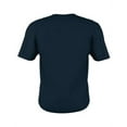 thumbnail image 2 of Alleson Athletic 52MTHJY Youth Two Button Mesh Baseball Jersey with Piping - Navy White, 2 of 2