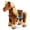 Brown, variant on PonyCycle Ride-On Unicorn Toy for Toddler Girls, Walking Motion, No Battery, Ages 3-4, Rainbow, X32