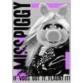 thumbnail image 2 of Women's The Muppets Miss Piggy Flaunt It  Graphic Tee Athletic Heather Small, 2 of 4
