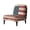 American Flag Vintage, variant on HELLHERO Skull and Sunflower Pattern Accent Chair Cover Protector, Dustproof Stain Resistant Armless Accent Chair Washable Cover for Hotel Dining Room