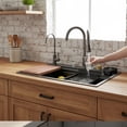 thumbnail image 4 of Tarja de Cocina de Acero Inoxidable Brandtrendy con Cascada y Grifo Extraíble 68x45 cm, 4 of 5