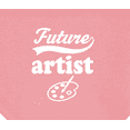 thumbnail image 3 of Inktastic Future Artist Art Occupation Baby Bandana Bib, 3 of 4
