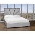 thumbnail image 1 of K-Living Hank Queen Bed with Tufted Chrome Accent Design, 1 of 1