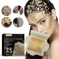 thumbnail image 3 of 30pcs/Box Golden Flakes Nail Glitter Food Decorating Foil Paper for Cake Baking Nails Art Painting DIY Crafts Furniture Decoration, 3 of 5