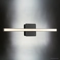 thumbnail image 4 of Luxury Minimalist Bath Light, Large Size: 4.079''H x 2.09''W, with Mid Century Modern Style Elements, Matte Black Finish, UHP4813 from the Mandan Collection by Urban Ambiance, 4 of 5