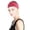 Pink, variant on Women's Wide Elastic Headband, Non-Slip Sweat-Wicking Sport Head Wrap for Yoga, Running, Workout, Fitness, and Gym Activities, Comfortable and Secure Fit-Black