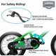 thumbnail image 3 of BWKJ Pluto Bicicleta para niños con Ruedas de Entrenamiento para Bicicletas de 12 14 16 18 Pulgadas, Soporte para Bicicleta de 18 Pulgadas, Bicicletas para niños de 2 a 9 años y niñas BWKJ Ciclismo, 3 of 3