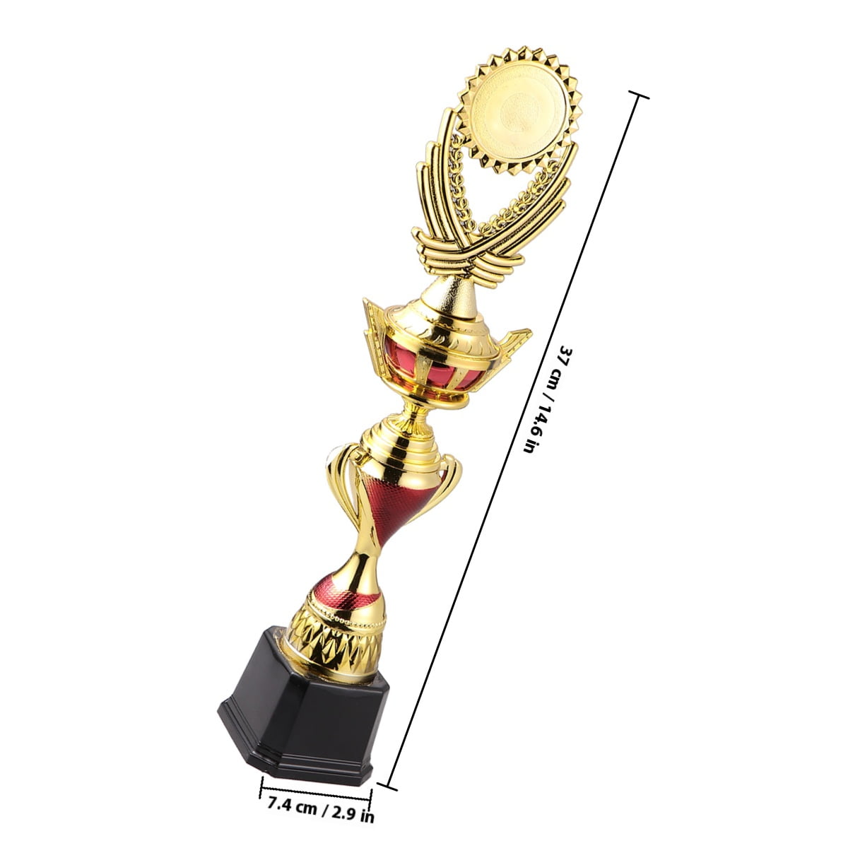 FOMIYES Award Trophy - Plastic Material for Competitions, Home Decoration, and Recognition - 1 Piece