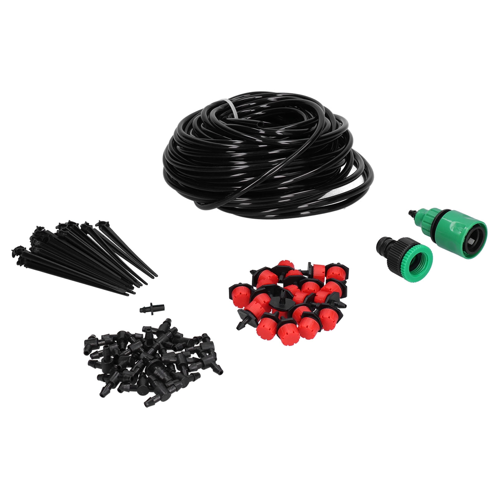 Suodoka 65.6 ft (20m) Automatic Drip Irrigation Kit with Adjustable Drippers, 63-Piece Garden Watering System for Home Potted Plants and Flowerbeds