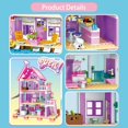 thumbnail image 4 of Bloques de construcción Sezua Girls House Seaside Beach Villa 573 piezas, 4 of 6