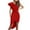 Red dresses for women 2023, variant on Wycnly Formal Dresses for Women One Shoulder Ruffle Layer Irregular Wrap Hem Evening Party Formal Dress Slash Neck Sleeveless Solid Summer Midi Dresses Black S Clothes