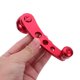 thumbnail image 4 of BALAHAPY 1Jgo Manija De Para Auto De Aluminio Rojo Con Adaptadores Y Clip Para Puertas, 4 of 6