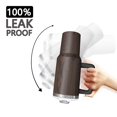 thumbnail image 3 of 40oz Tumbler with Handle and Straw, Vacuum Insulated Stainless Steel Travel Mug, Fits Car Cup Holder, Wood Print, 3 of 6