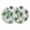 White, variant on Tropical Plants Round 13 Inch Placemats Set of 8, Summer Coastal Beach Coconut Tree Green HeatResistant Non Slip Place Mats for Dining Table, Wipeable Braided Kitchen Table Mats for Housewarming