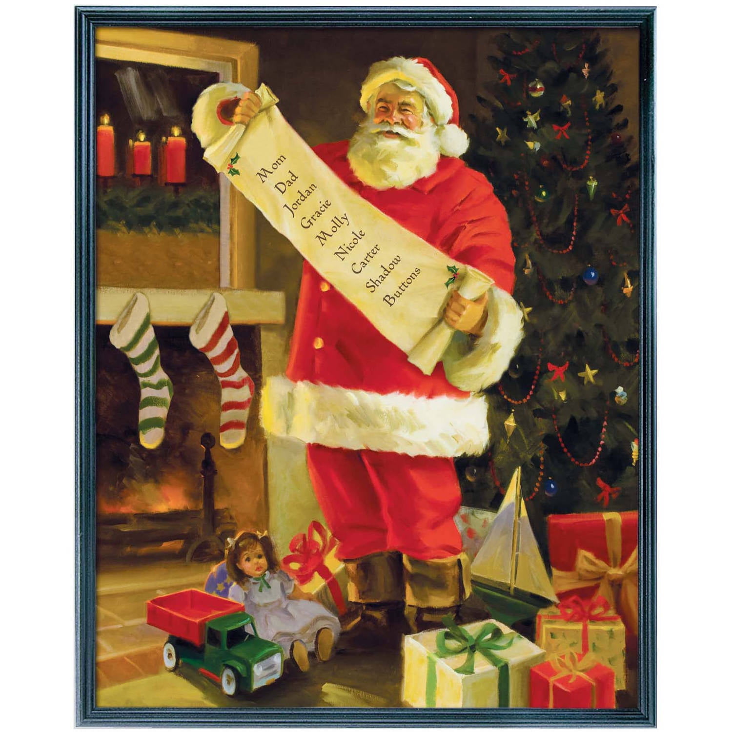 Laptop Skins DJ SANTA Personalised Name Easy Fit