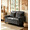 Gray, variant on Corduroy Convertible Sleeper Sofa Bed, 47 Inch Pull Out Loveseat Couch with 2 Fluffy Pillows, Heavy-Duty Steel Frame Modern Small Sofa, Space Saving Furniture for Apartment, Dorm, Office, Gray