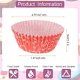 thumbnail image 2 of Uxcell 300 Count Cupcake Liners Cupcake Cups Standard Size Muffins Liners Papers Baking Cups Wrappers Greaseproof Pink Love, 2 of 6