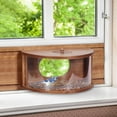 thumbnail image 4 of Urban Deco Window Bird Feeder Inside House with 180° Clear View, Durable Wood and Safe Birder Feeder, Brown, 4 of 7