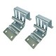 thumbnail image 1 of 2 soportes para rodillos de puerta de garaje galvanizados de fácil instalación para uso industrial. Eje interior, 1 of 9