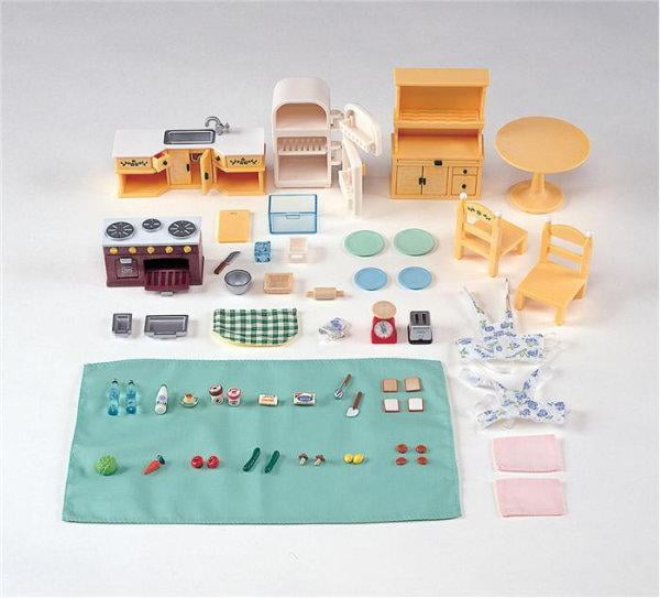 calico critters cozy kitchen set