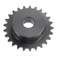 thumbnail image 1 of Uxcell Pignon à Rouleau Type B, Pas Simple, Acier au Carbone C45 12mm, 1 of 6