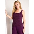 thumbnail image 2 of Woman Within Plus Size 3-Piece Pant Set With Beaded Tank, 2 of 2
