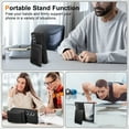 thumbnail image 2 of Decase for Samsung Galaxy Z Fold 7 Case with 2 in 1 Detachable Strong Magnetic Wallet,Built in Tempered Glass Screen Protector,Fashion PU Leather Back Cover,Shockproof Card Slot Stand Cover,Black, 2 of 8
