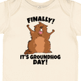 thumbnail image 4 of Inktastic Finally It's Groundhog Day Boys or Girls Baby Bodysuit, 4 of 5
